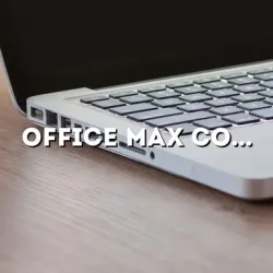 Office Max Computer Chairs: The Ultimate Guide to Comfort and Productivity